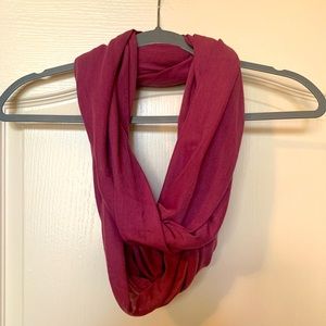 Pink Fashionable Infinity Scarf